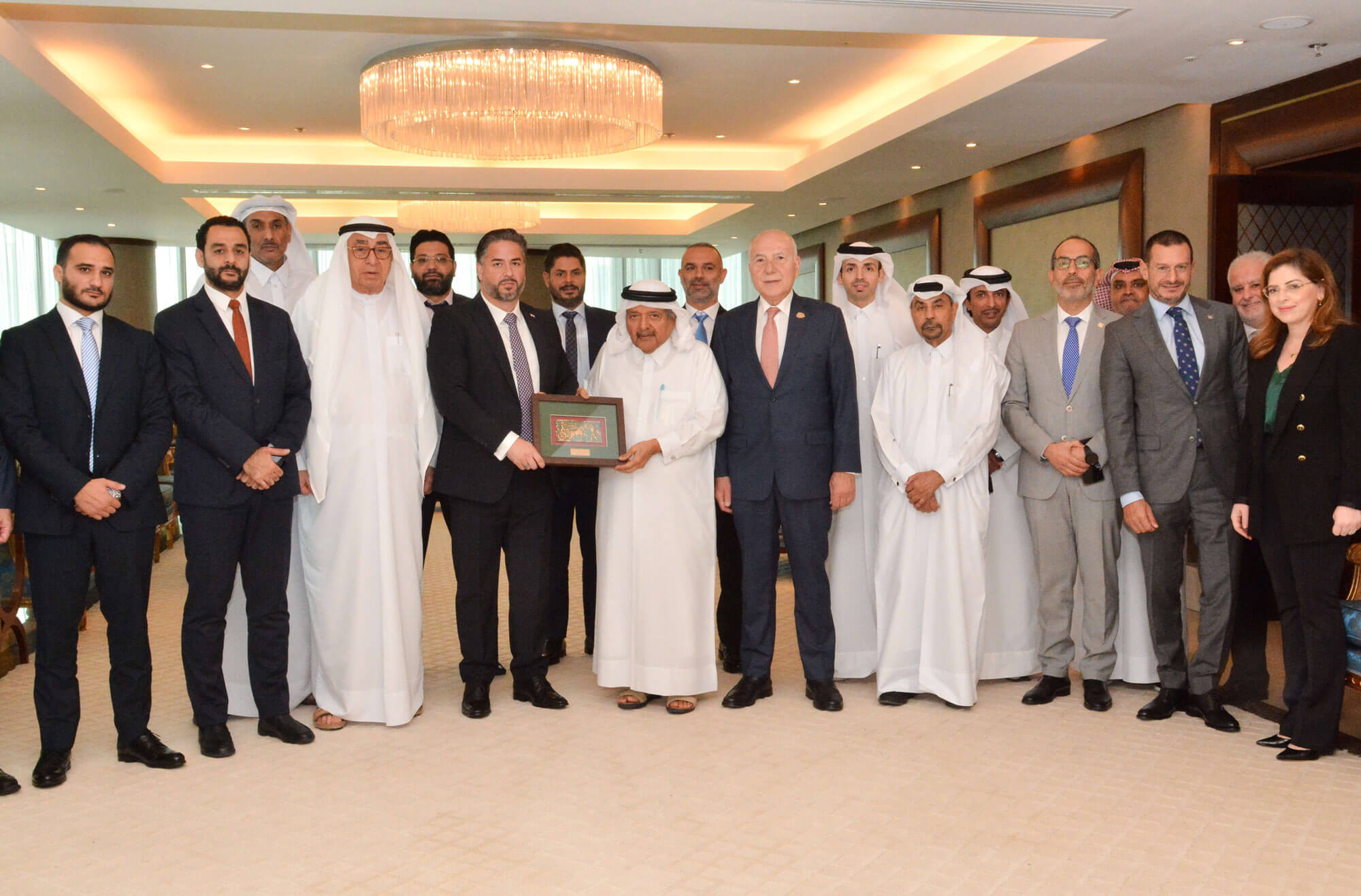 The Qatari Businessmen Association meeting with H.E the Lebanese Minister of Economy