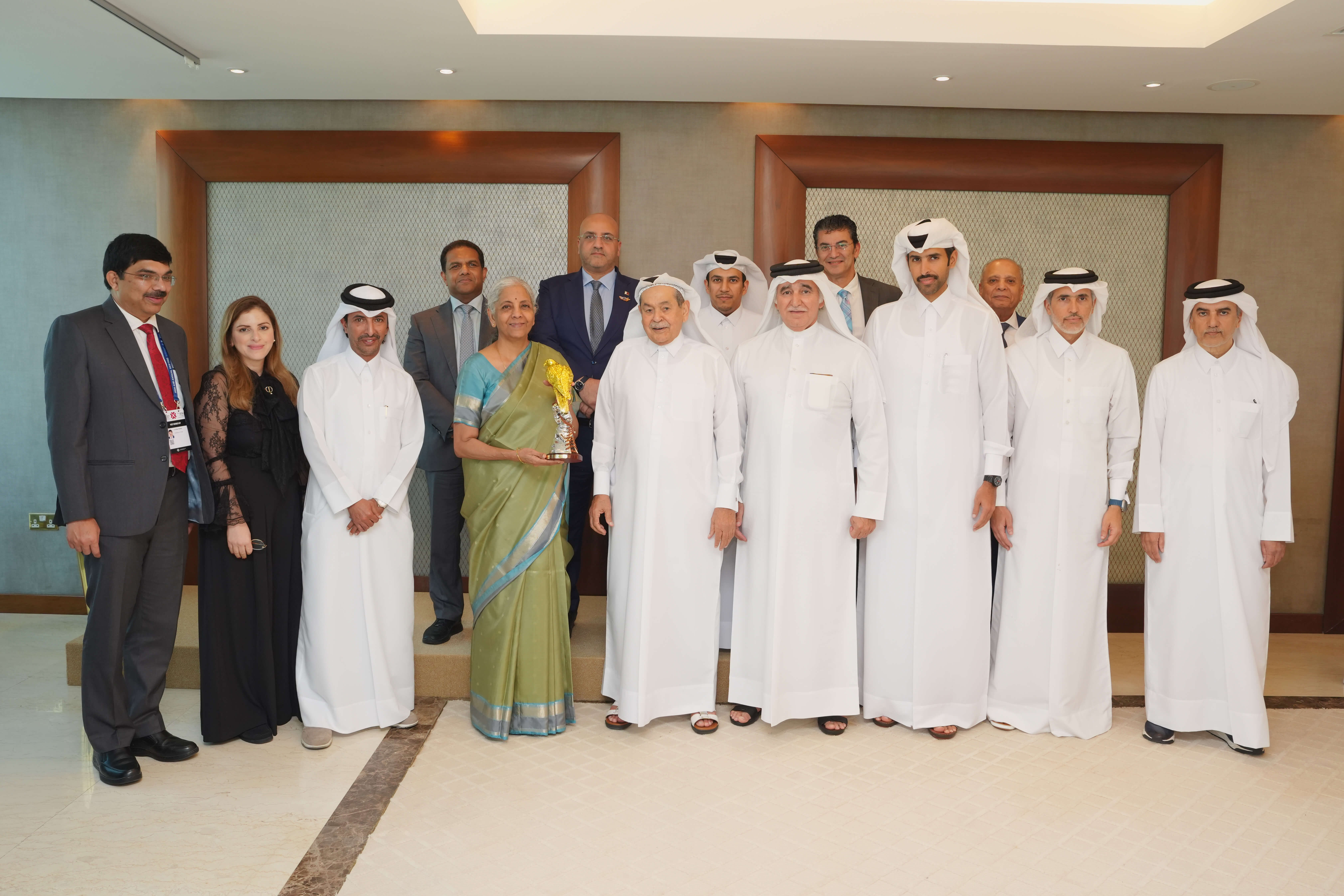 QBA Discusses Enhancing Cooperation, Trade and Investment Opportunities with the Minister of Finance of India