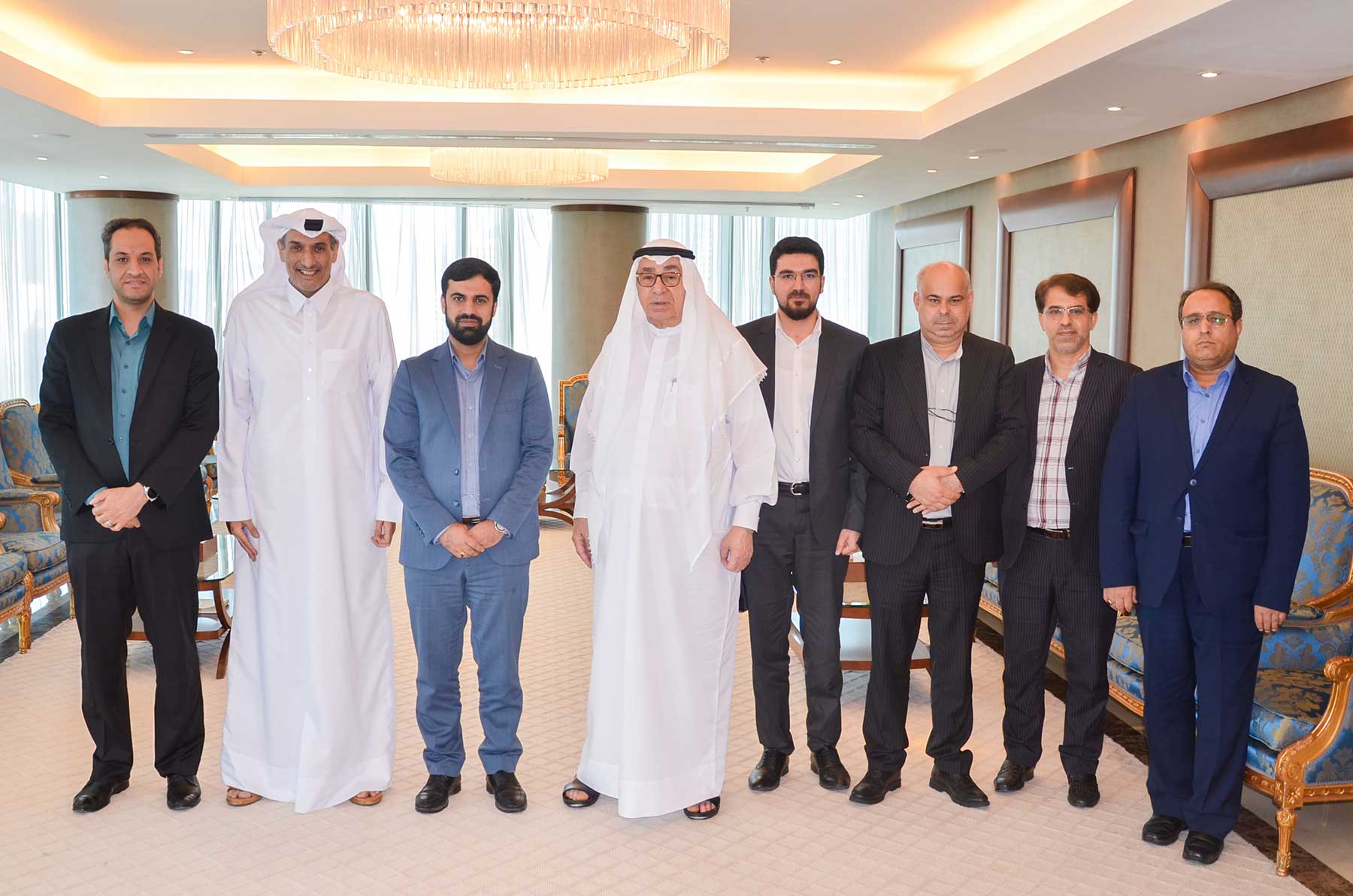 The Qatari Businessmen Association discusses boosting bilateral Trade with Iranian Deputy Minister of Trade