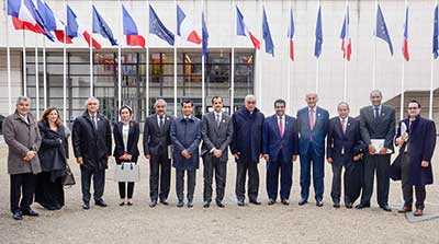 لقاءات مثمرة لوفد رابطة رجال الاعمال القطريين في باريس