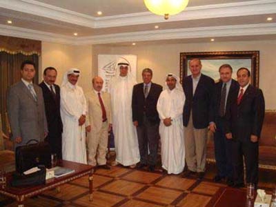 A visit Turkish Minister of Finance  to QBA