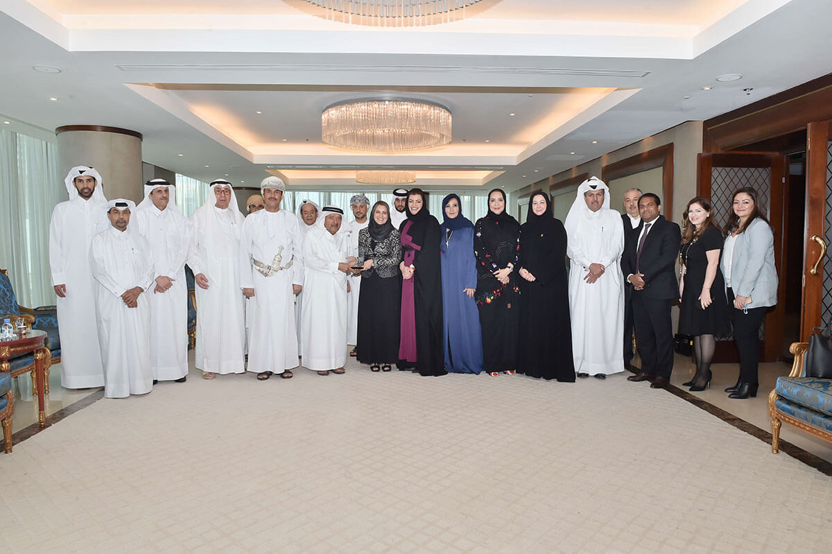 The meeting of the Qatari Businessmen Association with H.E. Mrs. Assila bint Salem bin Suleiman Al Samsamiya, Undersecretary of the Ministry of Commerce, Industry and Investment Promotion in the Sultanate of Oman
