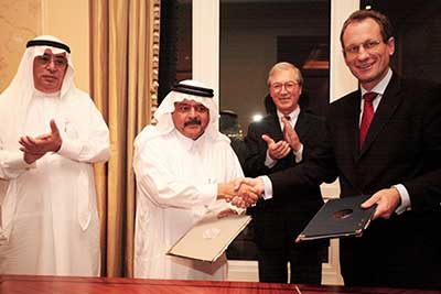 توقيع مذكرة تفاهم بين رابطة رجال الأعمال القطريين وغرفة تجارة وصناعة ألمانيا